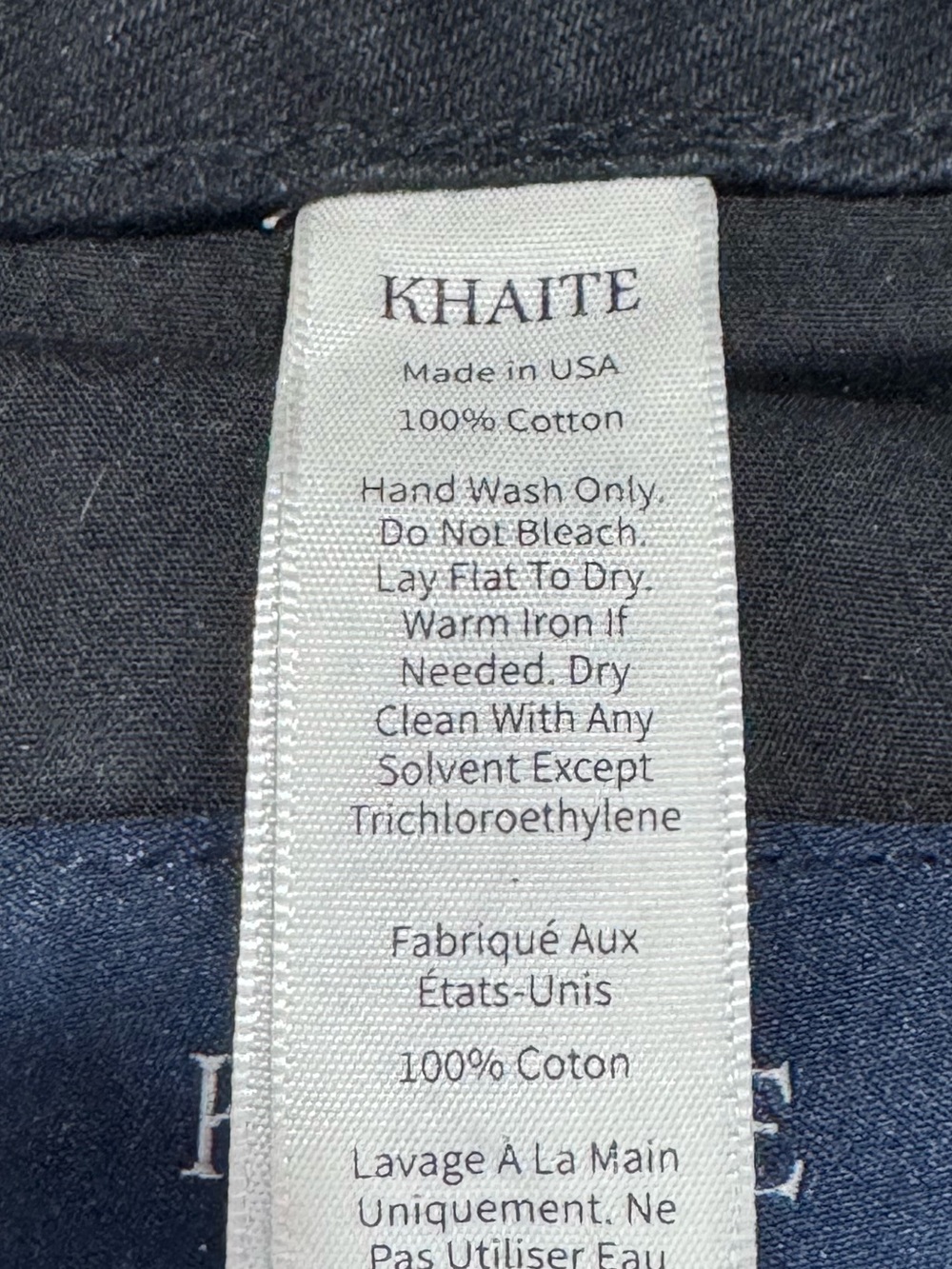 Khaite Women Abigail Black Straight Leg Jean Size 26 - Picture 6 of 8
